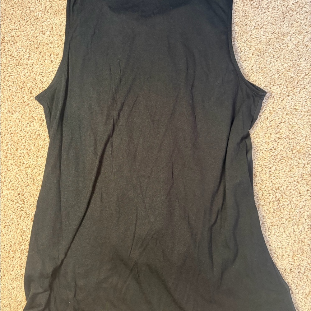 Banana Republic Black Sleeveless Pom-Pom Trim Top Size S - Picture 8 of 8